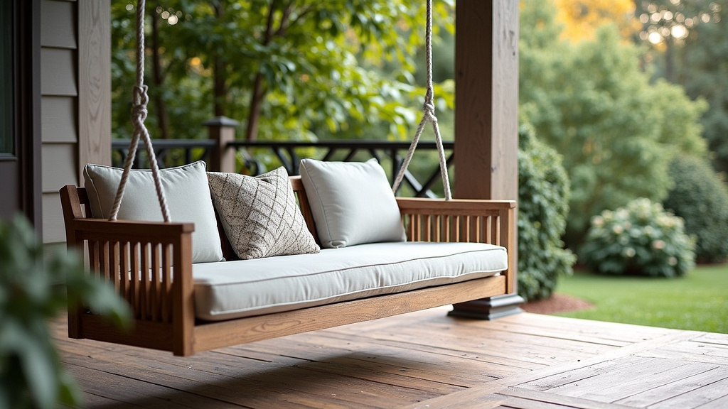 Defining a Free-Standing Porch Swing