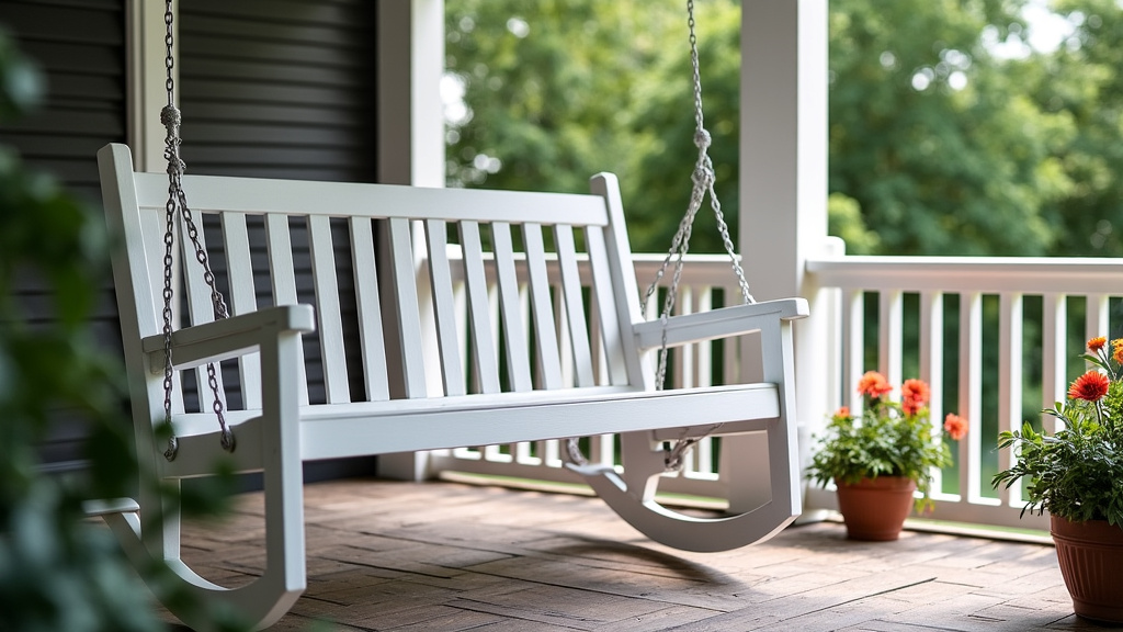 Understanding the Charm of a Rocking Porch Swing