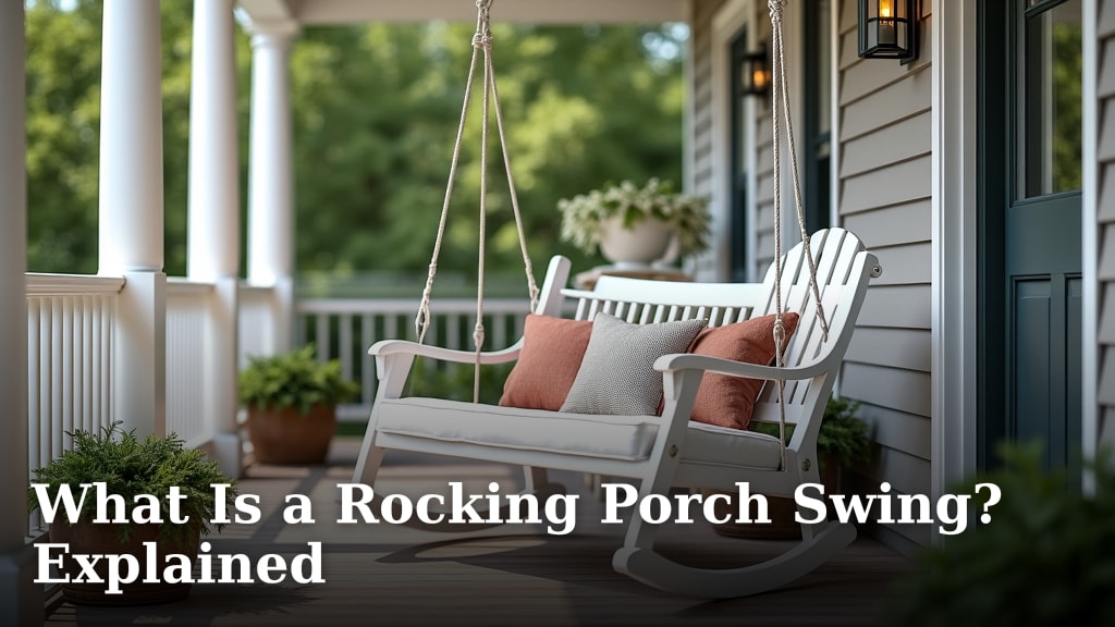What Is a Rocking Porch Swing? Explained