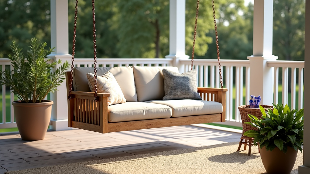 Quick Fixes for a Small Porch Swing